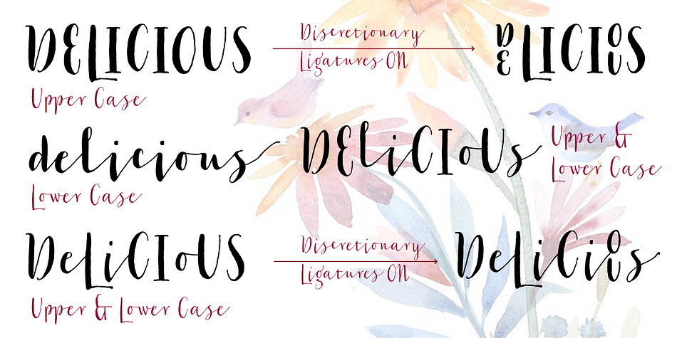 Choose Standard ligatures to activate interlocking pairs for capitals.