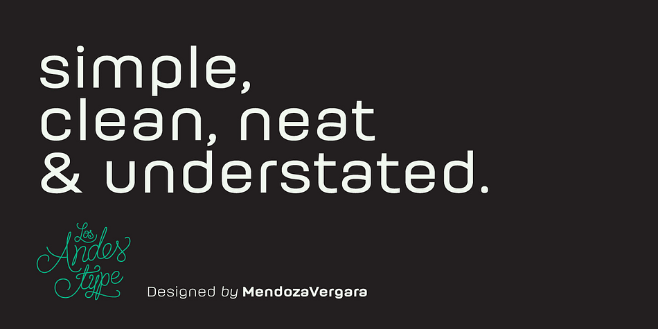 Emphasizing the popular Moderna font family.