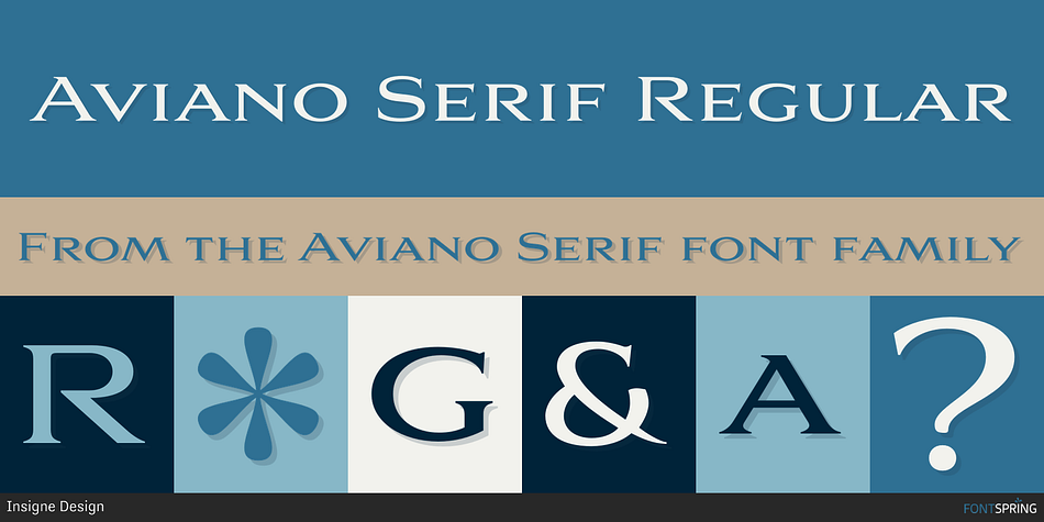 Aviano Serif Regular Font