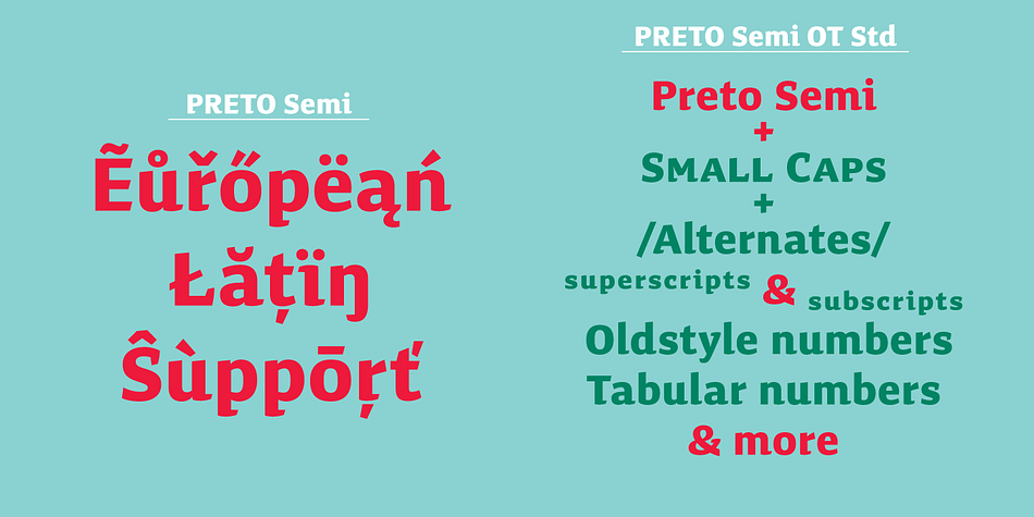 Preto Semi is not a Sans with added serifs or Serif with serifs removed.