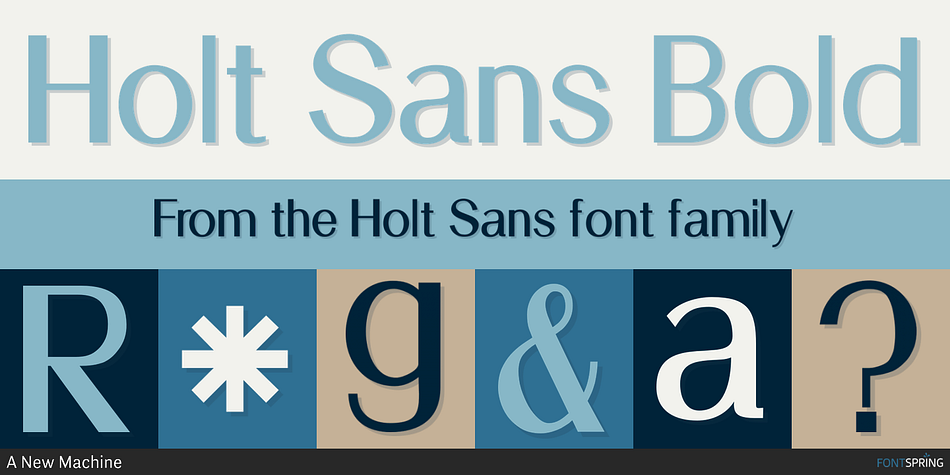 Holt Sans Bold Font
