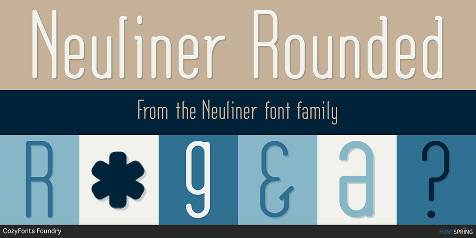 Neuliner Rounded Font