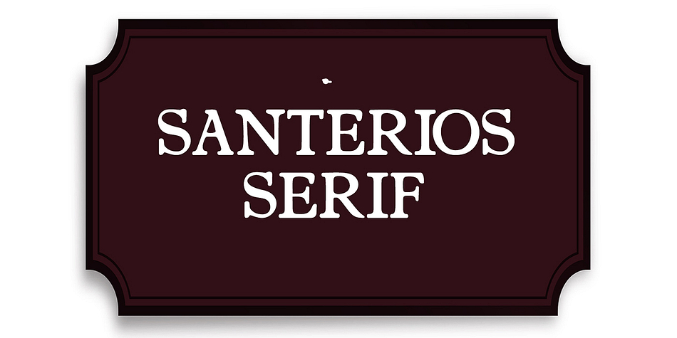Displaying the beauty and characteristics of the Santerios Santos font family.