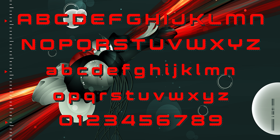 Controller font family sample image.
