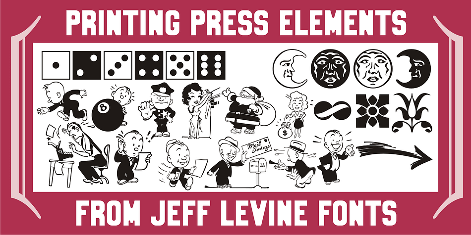 Printing Press Elements JNL contains an eclectic assortment of printer