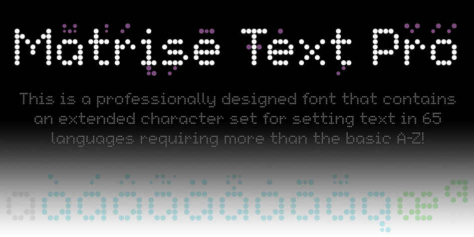 I have used some slightly smaller dots when designing the diacritics - this makes them easier to separate from the main letters.