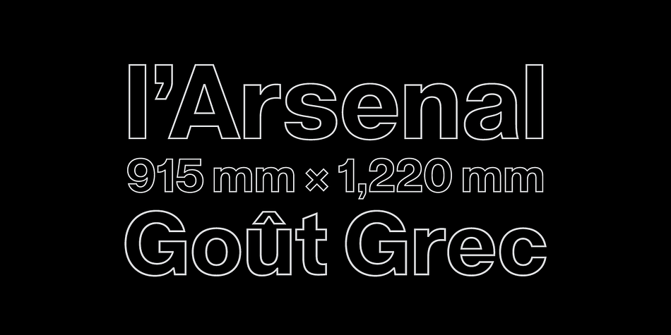 Designed to accomodate a range of display sizes, these ‘grades’ can be interchanged without causing critical shifts in word or line spacing.