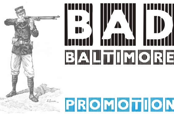 Displaying the beauty and characteristics of the BadBaltimore font family.
