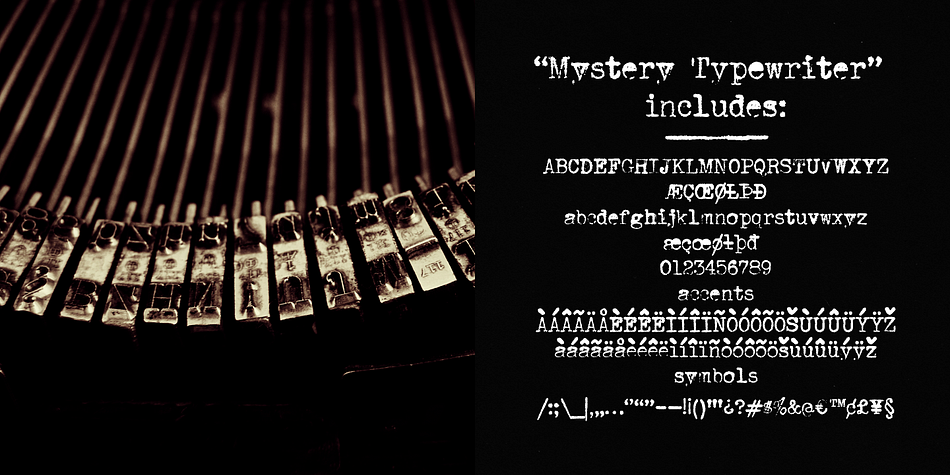 Mystery Typewriter Font