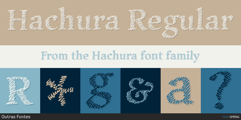 Hachura Regular Font