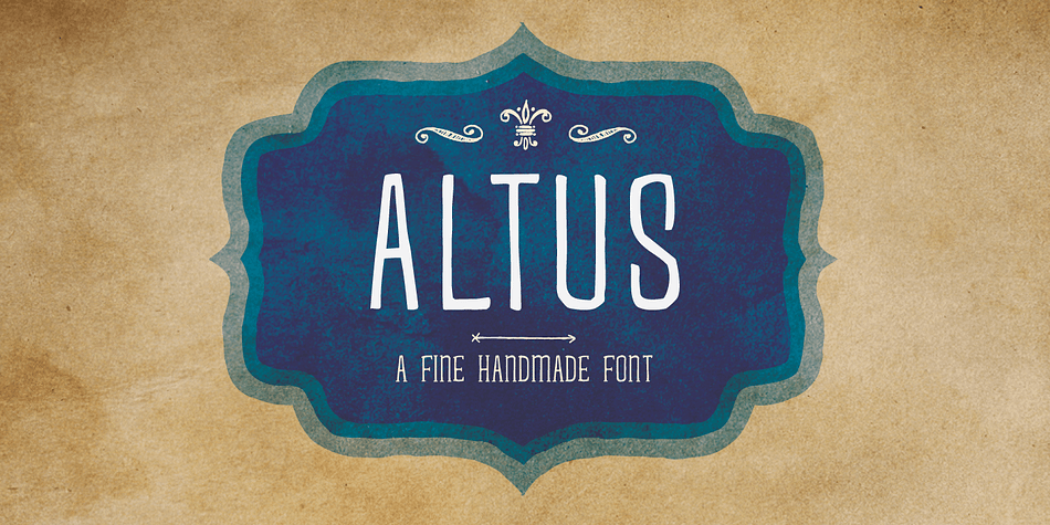 Displaying the beauty and characteristics of the Altus font family.