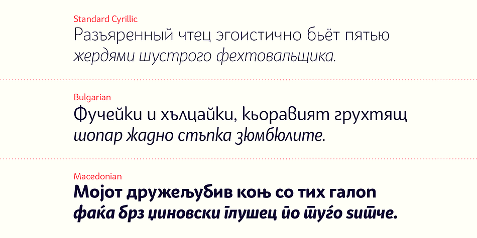 Bw Surco font family sample image.