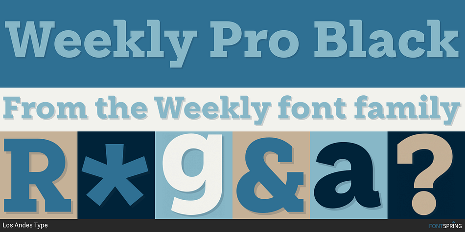 Weekly Pro Font