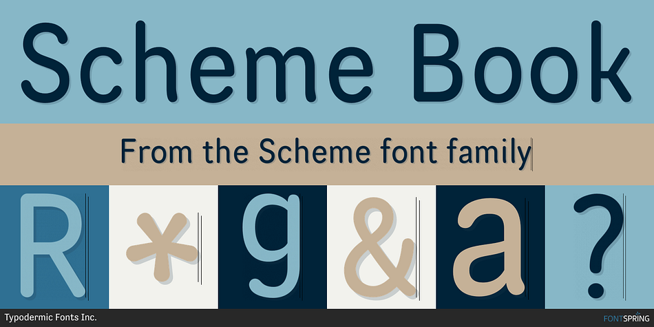 Scheme Book Font