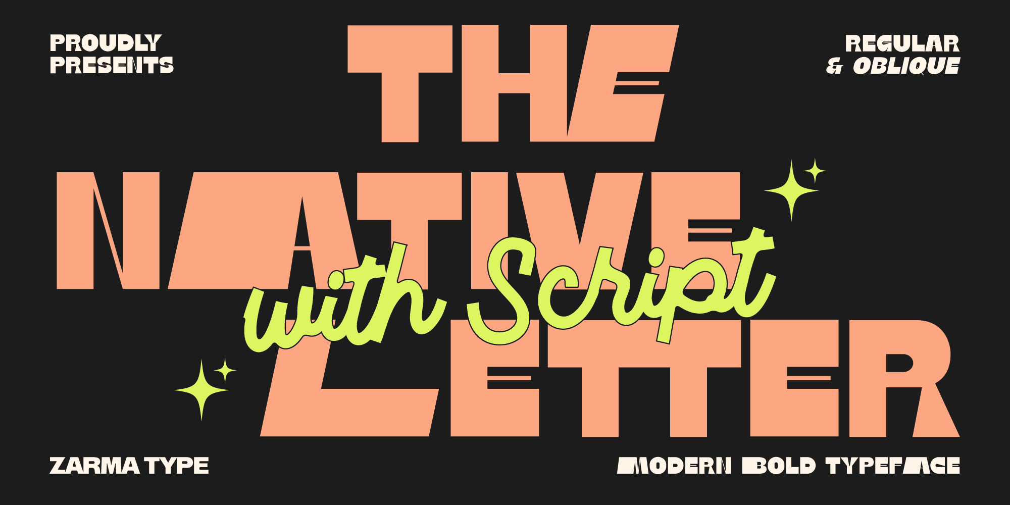 Native Letter Font