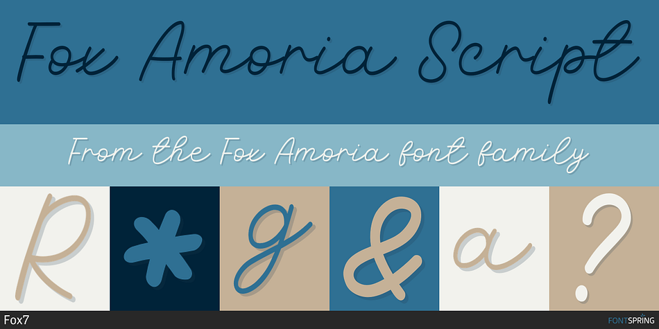 Fox Amoria Script Font