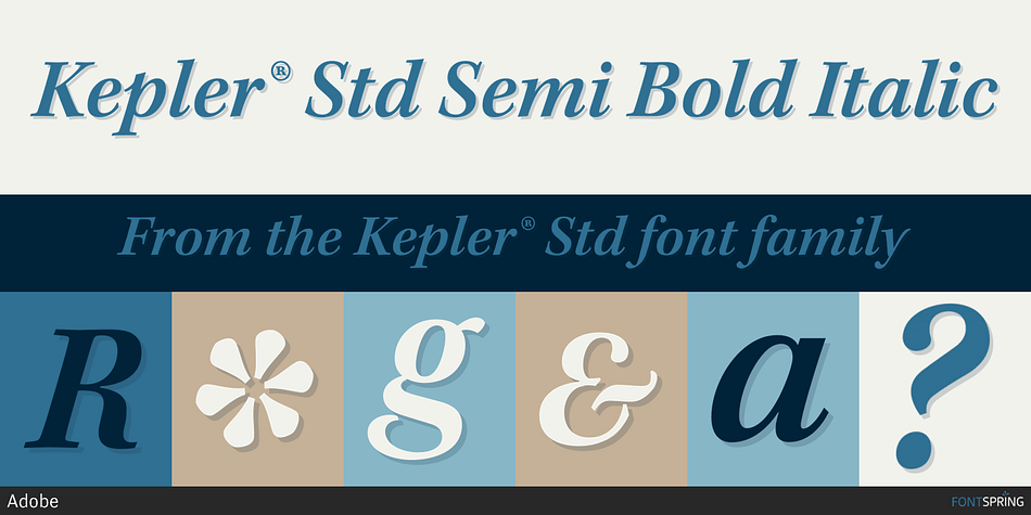 Kepler® Std Essentials Super Pack Font