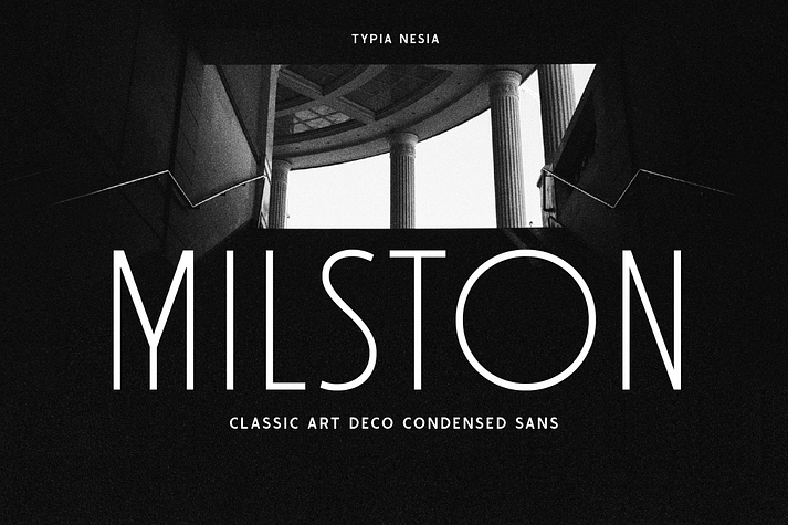Milston Condensed Font
