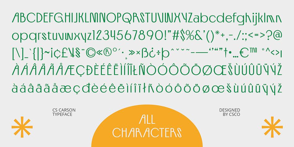 CS Carson Font
