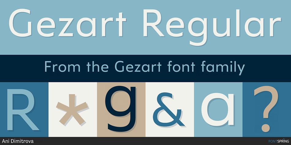 Gezart Regular Font