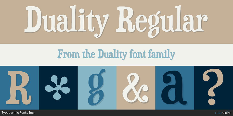 Duality Regular Font