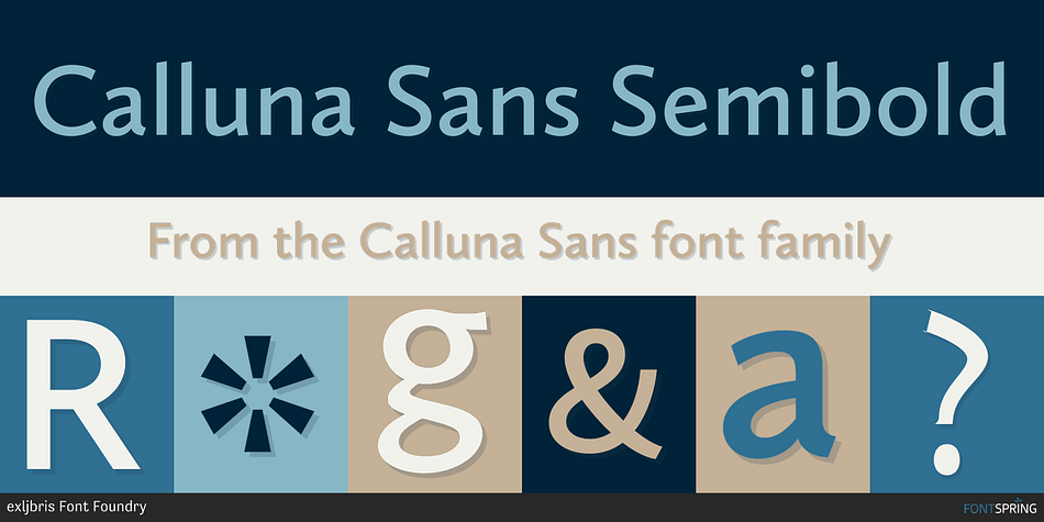 Calluna Sans Semibold Font