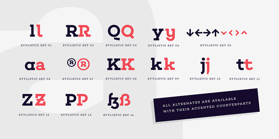 Displaying the beauty and characteristics of the Choplin font family.