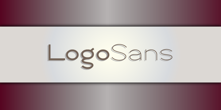 Displaying the beauty and characteristics of the Logo Sans font family.