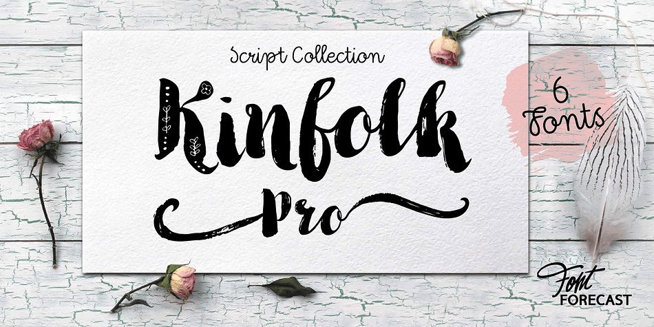 Kinfolk Pro is a font collection of six fonts.