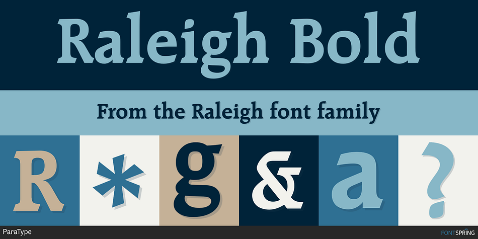 Raleigh Bold Font