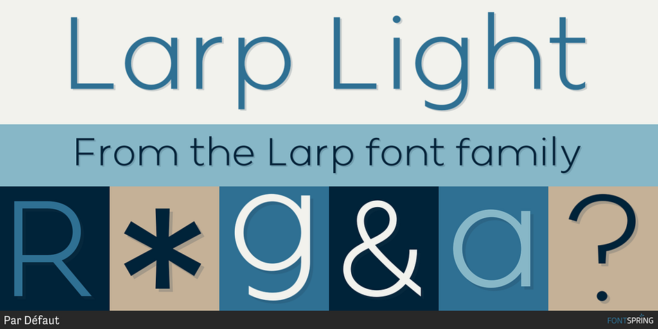 Larp Light Font
