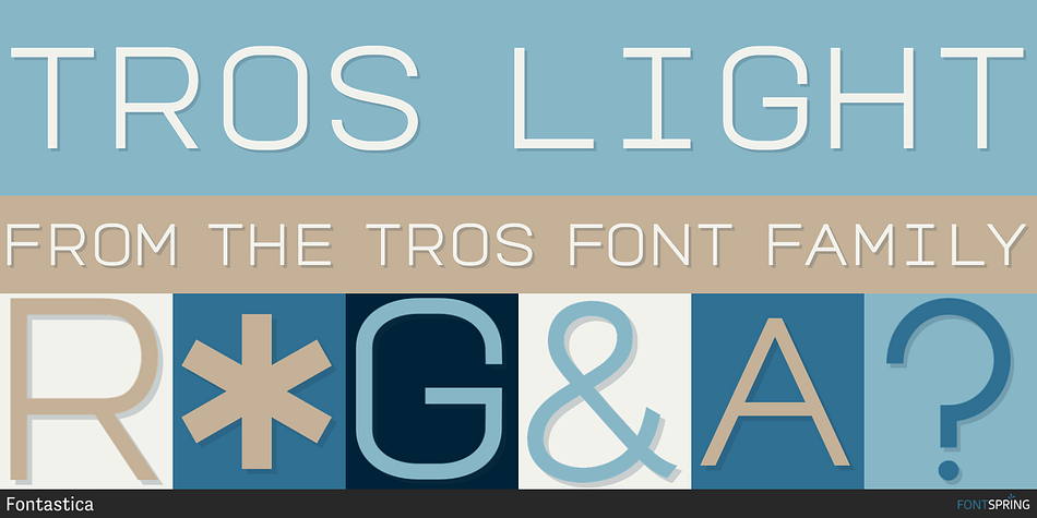 TROS Light Font