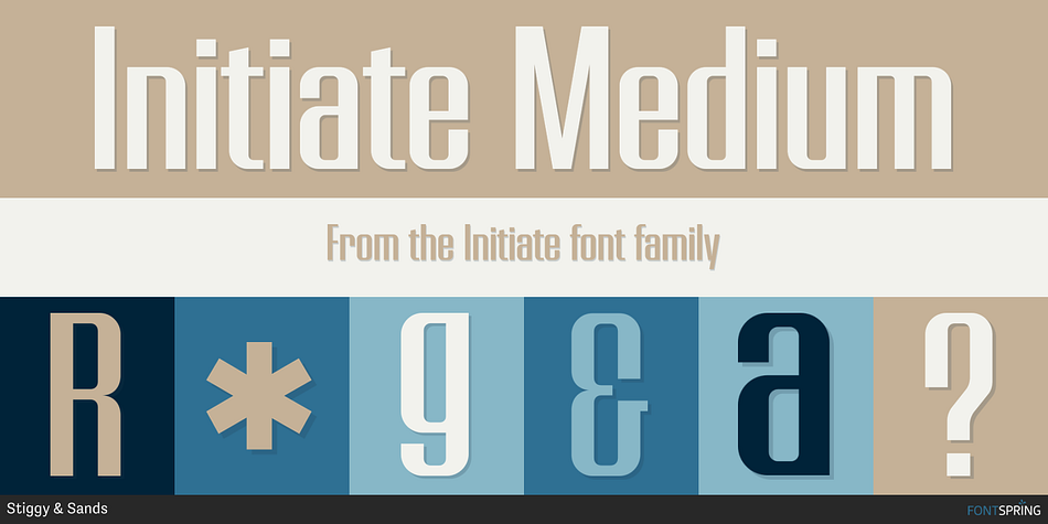 Initiate Standard Font