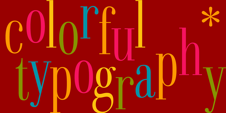 This formal typeface includes 10 OpenType features including Standard Ligatures.