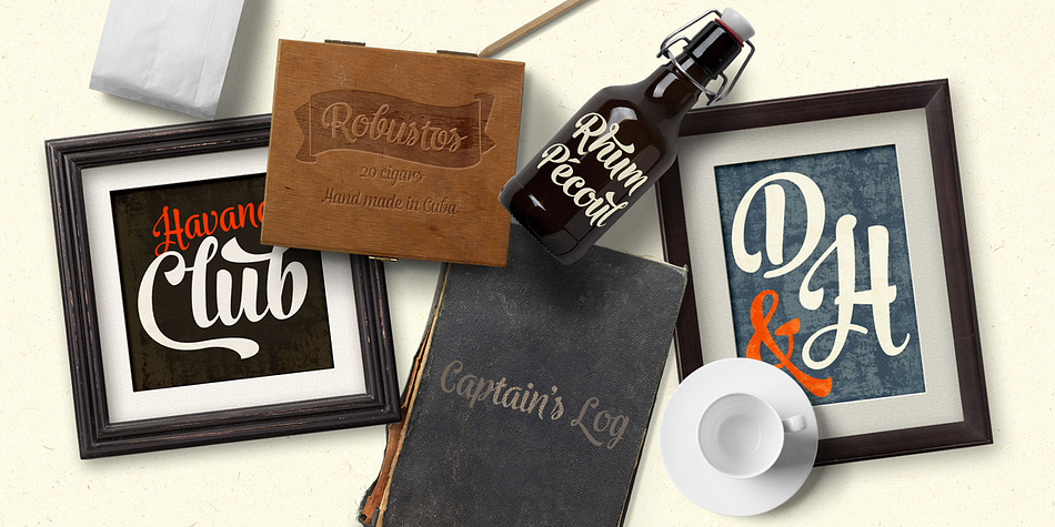 Monday has a polished 1950s hand lettering feeling to it and it is ideal for logo, packaging and brand design purposes.