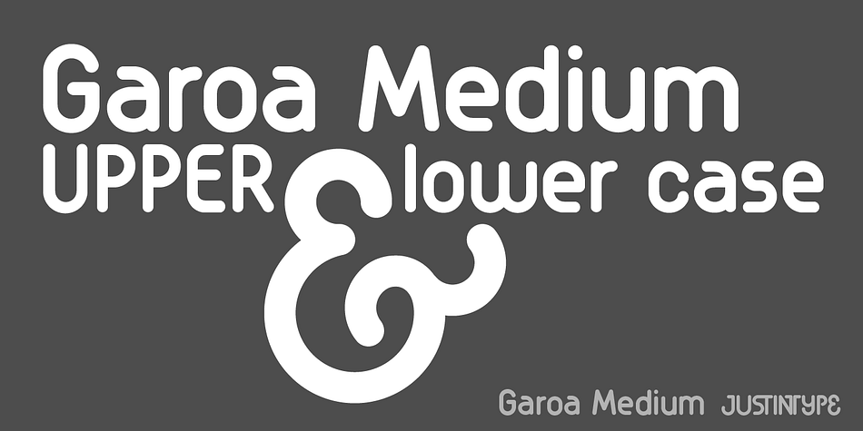 The Garoa Hacker Clube Bold version is free and contains no OpenType features, but the glyphs have the same design as on Garoa Bold.