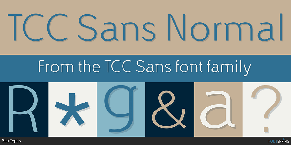 TCC Sans Normal Font