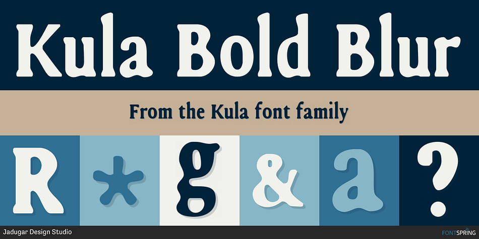 Kula Bold Blur Font