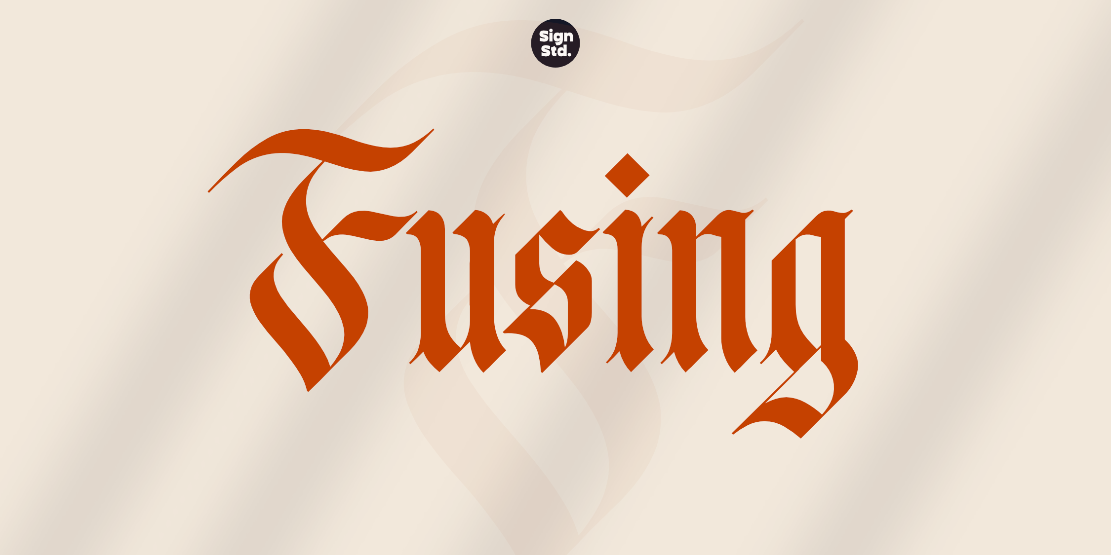 Fusing Font