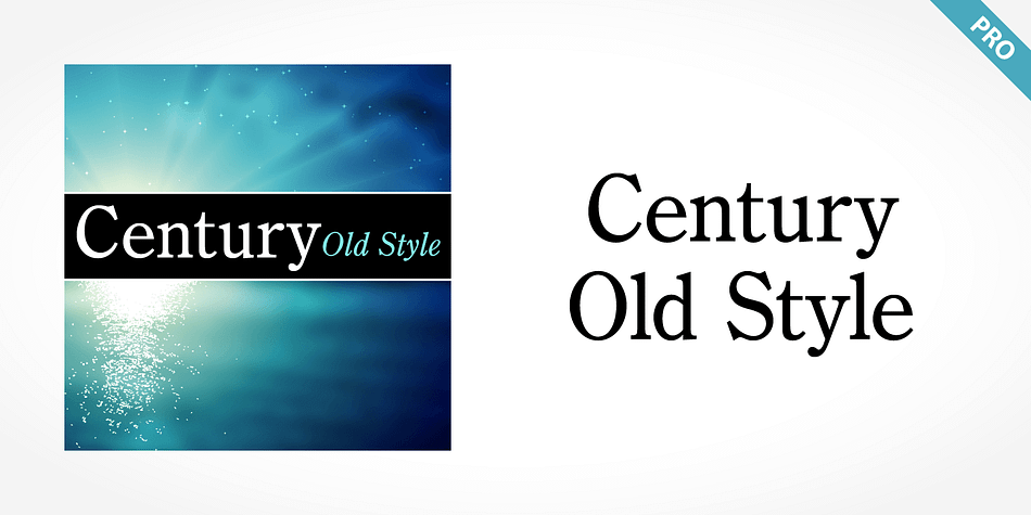 Century Old Style Pro is one of the fonts of the SoftMaker font library.