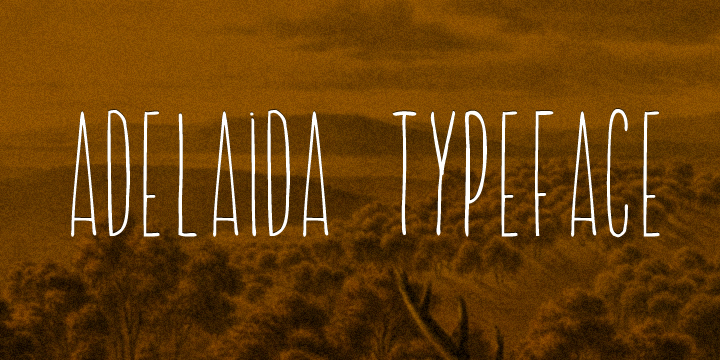 Adelaida is a brand new handwritten font, designed in a light weight, uppercase, condensed style.
