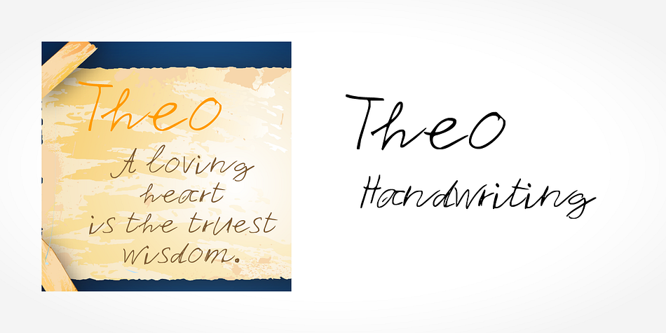 Digitized handwriting fonts are a perfect way to give documents the “very special touch”.