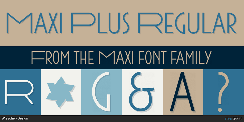 Maxi Plus Regular Font