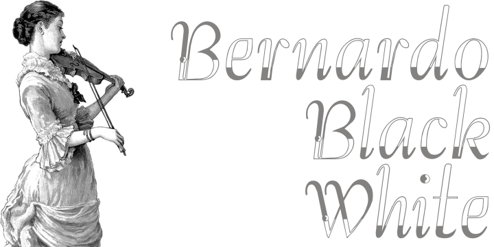 Bernardo font family example.