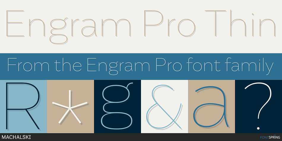 Engram Pro Thin Font