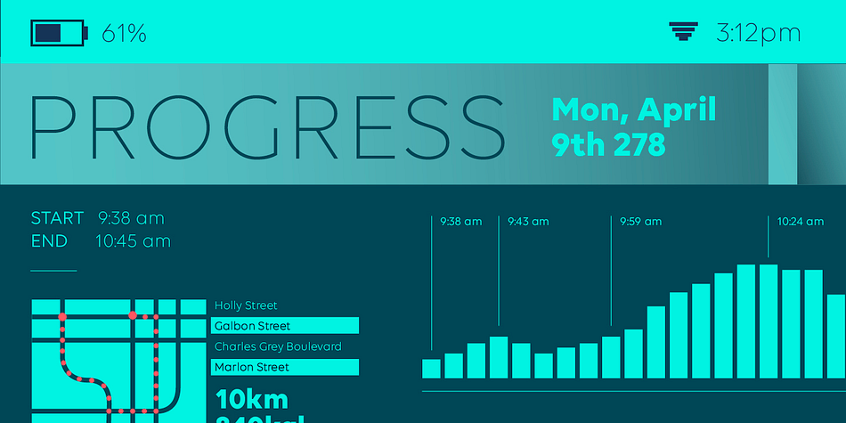 Volte is a ten font, sans serif family by Indian Type Foundry.