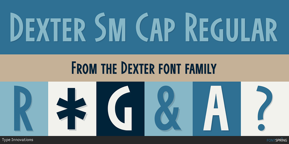 Dexter Sm Cap Regular Font
