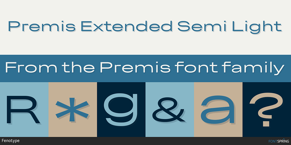Premis Extended Semi Light Font