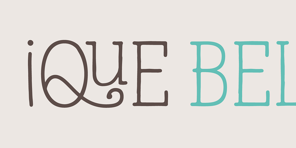 Displaying the beauty and characteristics of the Lettre font family.