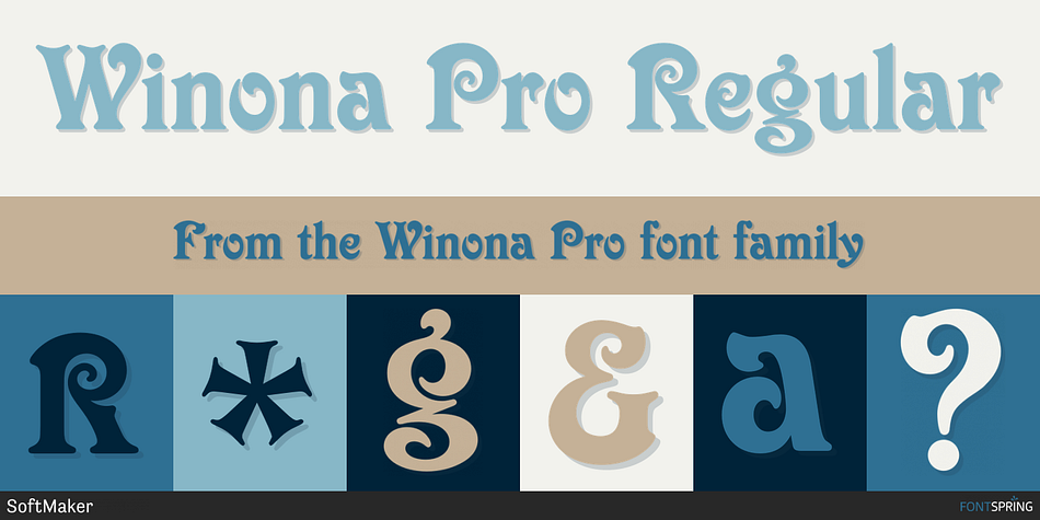 Winona Pro Regular Font